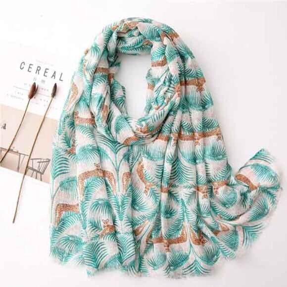 2/$30  Ladies Lovely Tropical Scarf  - Picture 1 of 7